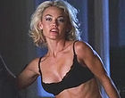 Kelly Carlson teases in black lacy lingerie clips