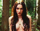 Megan Fox flashes nude body in the lake clips