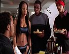 Meagan Good in bikini in house party videos