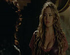 Estella Warren cleavage in tv show videos