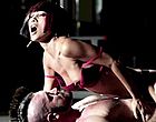 Bai Ling exposes erect huge nipples clips