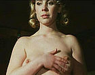Virginie Robert stripping topless in panties clips