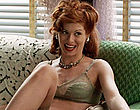 Debra Messing teases in sexy silk lingerie clips