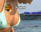 Giorgia Palmas pokers in bikini with friend videos