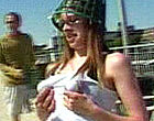 Avril Lavigne grabbing her tits in public videos