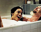 Rosario Dawson makes love in a bath clips