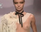 Models fashion oops nudity on runway clips