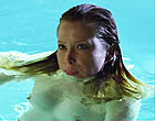 Emma Booth flashes her tits in a pool clips