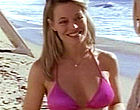 Jeri Ryan looking good in pink bikini clips