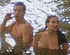 Claire Forlani topless in water & sex scene nude clips