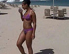 Alicia Keys drinking on the beach videos
