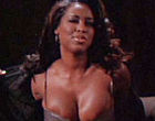 Kenya Moore nips out of her bra clips