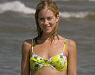Christina Applegate sexy body in a bikini clips