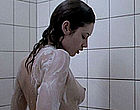 Olga Kurylenko soapy topless shower scene clips