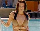 Stana Katic camel toe swimsuit in Castle nude clips