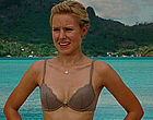Kristen Bell sexy lingerie on the beach clips