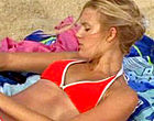 Maggie Grace sexy bikini on a beach clips