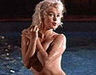 Marilyn Monroe nude poolside & brief boobs clips