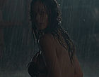 Moon Bloodgood holding nude boobs in the rain videos