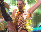 Kesha Sebert golden panties on stage clips
