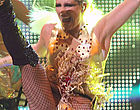 Kesha Sebert gold bikini & crotch on stage clips