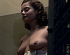 Jenna-Louise Coleman exposes large boobs in hallway nude clips