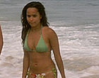 Zoe Kravitz sexy tiny bikini in ocean surf clips