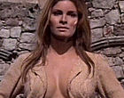 Raquel Welch topless in a wooden tub clips