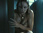 Sarah Wayne Callies naked & hiding a bathroom clips