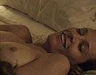 Erin Daniels nude on bed in lesbian sex clips