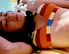 Aimee Garcia sexy bikini cleavage pool side clips