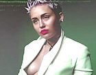 Miley Cyrus looking drugged out & nip slip clips