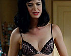 Krysten Ritter sexy black lingerie cleavage clips