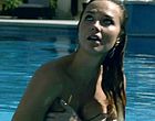 Arielle Kebbel nude in pool holding boobs nude clips