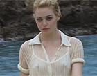 Emma Stone wet see through top nude clips