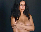 Kim Kardashian naked during a photoshoot clips