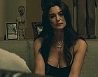 Monica Bellucci cleavage in sexy black dress clips
