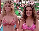 Mila Kunis sexy pink bikini by the pool clips