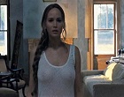 Jennifer Lawrence see-through tanktop nude tits clips