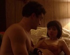 Kate Micucci see-through bra & kissing clips