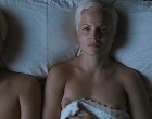 Mena Suvari showing tits, talking in bed clips