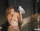 Wendy Vanden Heuvel showing her tits on a balcony videos