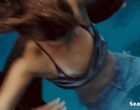 Jessica Alba flashing her nipple in water clips