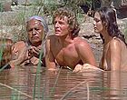 Lynda Carter topless in pond shows boobs videos