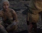 Emilia Clarke exposing tits in public clips