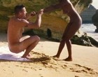 Cleo Tavares fully nude on the beach nude clips