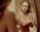 Christina Ricci strips in front of the mirror clips