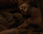 Natalie Dormer showing tits in bed & talk clips