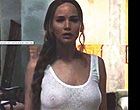 Jennifer Lawrence sheer top see thru nude clips