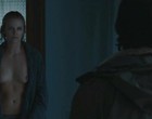 Charlize Theron exposing breasts in movie clips